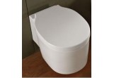 Miska WC wisząca Scarabeo Bucket 53,5x36cm, biała