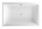 Wanna Excellent Crown Lux prostokątna 190x120 cm akrylowa, biała
