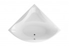 Wanna Excellent Glamour narożna 140,5x140,5 cm akrylowa symetryczna, biała 