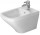 Bidet wiszący, Duravit DuraStyle, 370x540 mm, biały Alpin, WonderGliss,