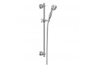 Zestaw prysznicowy suwany Omnires ArtDeco chrom drążek 66cm