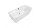 Wanna wolnostojąca Villeroy&Boch Squaro Edge 12, 180X80 cm, z obudową, system przelewowo-odpływowy, Quaryl, Weiss Alpin, UBQ180SQE7PDV-01