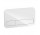 Przycisk spłukujący Villeroy&Boch ViConnect Glass, Glossy White, 26.9 x 16 cm, 2 zakresowy