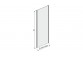 Drzwi przesuwne SanPlast TX 120x190cm szkło przejrzyste, profil biały, szerokość wejścia 500 mm, Glass Protect- sanitbuy.pl