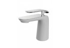 PYTAJ O RABAT ! Bateria umywalkowa Art Platino Emira Jednouchwytowa wysokość 16.6cm chrom/biała 