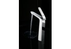 PYTAJ O RABAT ! Bateria umywalkowa wysoka Art Platino Emira Jednouchwytowa wysokość 28cm chrom/biała 