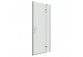 Drzwi prysznicowe Omnires Manhattan 100x195 cm wejście 65 cm szklane uchylne, szkło przezroczyste profil chrom EasyClean- sanitbuy.pl