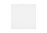 Brodzik kwadratowy Villeroy & Boch Architectura MetalRim 100x100x1,5 cm z akrylu, biały Weiss Alpin 
