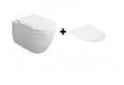 Miska Villeroy & Boch Subway 2.0 - 37,5x56,5 cm, wisząca+deska wolnoopadająca 
