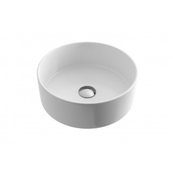 Umywalka nablatowa Excellent Actima Ovia 37 bez przelewu 370x370x120mm biała- sanitbuy.pl