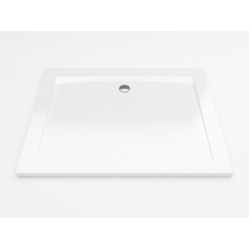 Brodzik kwadratowy compact wysoki Excellent Forma 900x900mm akrylowy biały- sanitbuy.pl