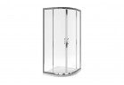 PYTAJ O RABAT ! Kabina półokrągła Excellent Seria 201 Actima 900x900x1900mm szkło przeźroczyste, profil chrom  