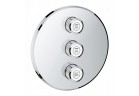 Potrójny zawór odcinający Grohe Grohtherm SmartControl chrom
