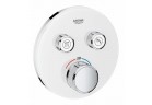 Bateria podtynkowa Grohe Grohtherm SmartControl termostatyczna 2-odbiorniki wody biała