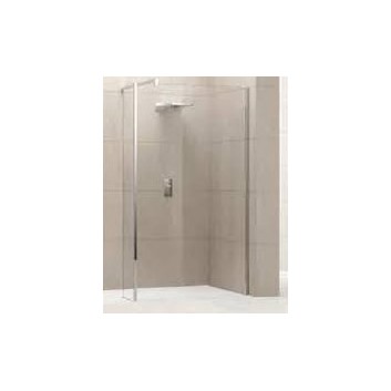 Ścianka prysznicowa Novellini Giada H stała 300 cm, 127-128,5 cm, profil chrom, szkło przeźroczyste- sanitbuy.pl