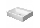 Umywalka wisząca Duravit DuraSquare 60x47 cm bez otworu na baterię, z przelewem biała