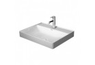 Umywalka nablatowa Duravit DuraSquare 60x47 cm z otworem na baterię, bez przelewu biała