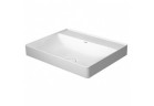 Umywalka nablatowa Duravit DuraSquare 60x47 cm bez otworu na baterię, bez przelewu biała