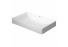 Umywalka nablatowa Duravit DuraSquare 60x34,5 cm bez otworu na baterię, bez przelewu biała
