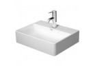Umywalka nablatowa Duravit DuraSquare 45x35 cm z otworem na baterię, bez przelewu biała