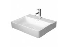 Umywalka nablatowa Duravit DuraSquare 60x47 cm z otworem na baterię, bez przelewu biała