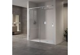  Drzwi prysznicowe lewe Novellini Opera 2PH ze ścianką stałą 97-100x200cm szkło przeźroczyste, profil chrom 