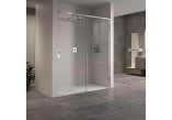  Drzwi prysznicowe prawe Novellini Opera 2PH ze ścianką stałą 97-100x200cm szkło przeźroczyste, profil chrom 