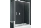 Drzwi przesuwne Novellini Kali 2P 130x195cm szkło przezroczyste, profil srebrny 