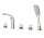 PYTAJ O RABAT ! Bateria wannowa 5-otworowa Vedo Cento chrom, VBC1050