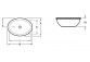 Umywalka podblatowa Villeroy & Boch Loop&Friends 48,5x32,5 cm, z przelewem, z powłoką CeramicPlus, biała Weiss Alpin - sanitbuy.pl