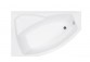 Wanna asymetryczna lewa Besco Rima 130x85cm biała- sanitbuy.pl
