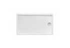 Brodzik prostokątny Roca Granada Flat 120x80x4 cm akrylowy, biały 