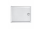 Brodzik prostokątny Roca Granada Compact 140x90x13 cm akrylowy, biały 