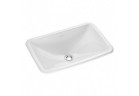Umywalka nablatowa Villeroy & Boch Loop&Friends 51x34 cm, z przelewem, z powłoką CeramicPlus, biała Weiss Alpin 