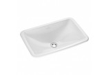 Umywalka nablatowa Villeroy & Boch Loop&Friends 51x34 cm, z przelewem, z powłoką CeramicPlus, biała Weiss Alpin - sanitbuy.pl