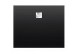 Brodzik prostokątny Riho Basel 120x80x4,5 cm, czarny mat 