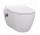 Wisząca Misa WC + Funkcja Bidetu z deską SLIM wolnoopadającą Idevit ALFA Rimless 2w1 biała