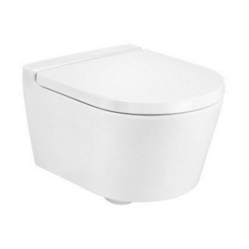 Miska WC wisząca Roca Inspira Rimless Compacto 37x48 cm biała - sanitbuy.pl