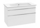 Szafka podumywalkowa Villeroy&Boch Venticello. 753x590x502mm, uchwyty chrom, glossy white