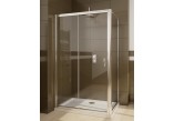 Drzwi prysznicowe suwane 110 x 190 Radaway Premium Plus DWJ+S, szkło Fabric