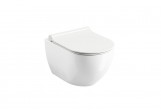 Miska WC podwieszana Ravak Uni Chrome RimOff 36x51x35 cm bez kołniarza, biała 