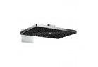 Deszczownica prostokątna Hansgrohe Rainmaker Select 460 3jet z ramieniem ściennym czarny/chrom 