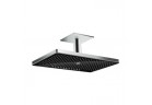 Deszczownica prostokątna Hansgrohe Rainmaker Select 460 3jet z ramieniem sufitowym czarny/chrom 