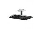 Deszczownica prostokątna Hansgrohe Rainmaker Select 460 1jet z ramieniem sufitowym czarny/chrom 