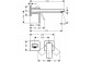 Bateria umywalkowa podtynkowa Hansgrohe Metropol chrom - sanitbuy.pl