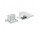 Bateria wannowa 2-otworowa Hansgrohe Metropol na brzeg wanny chrom 