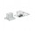 Bateria wannowa Hansgrohe Metropol  2-otworowa na brzeg wanny chrom 