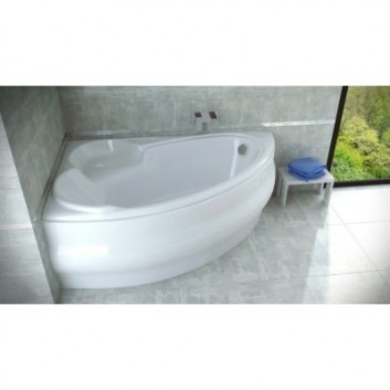 Wanna narożna Besco Finezja Nova 140x95 cm asymetryczna prawa biała- sanitbuy.pl