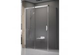 Drzwi prysznicowe Ravak Matrix MSDPS-100/100 L ze ścianką boczną bright alu + transparent 