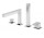 Bateria nawannowa 4-otworowa Bruma Linea wylewka 249 mm, night sky